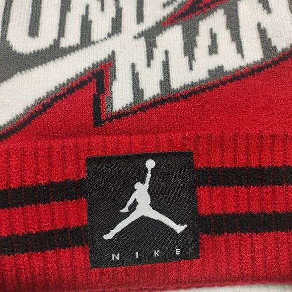 Nike Jordan Jumpman Pom Beanie Glove Set -Q - Picture 2 of 2